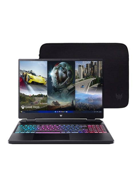 شاشة بريداتور هيليوس نيو مقاس 16 بوصة، معالج كور i5-1155G7/ ذاكرة وصول عشوائي سعة 16 جيجابايت/ محرك أقراص SSD سعة 512 جيجابايت/ بطاقة رسومات NVIDIA GeForce RTX 4050/ نظام التشغيل Windows 11 Home