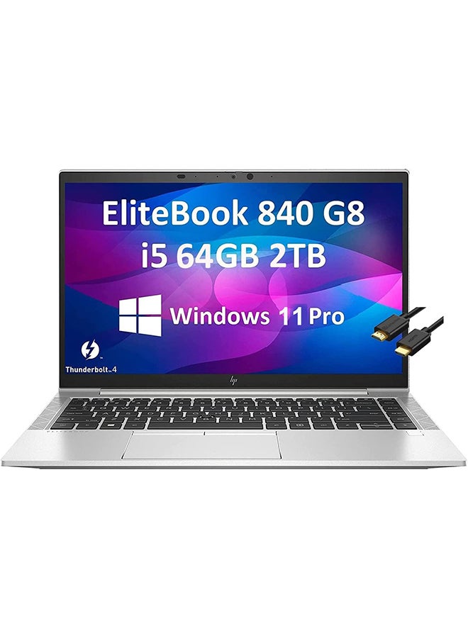 HP EliteBook 850 G8 15.6-Inch Display, Core i7-1165G7 Processor/32GB RAM/1TB SSD/Intel Iris Xe Graphics/Windows 10 Pro English silver - Image 1