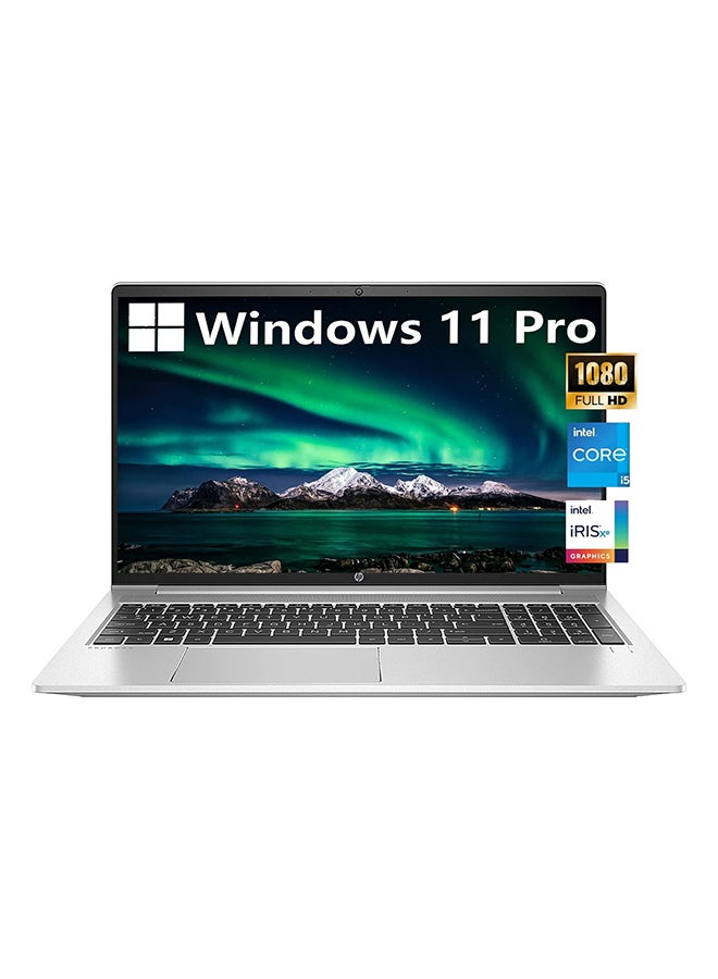 HP ProBook 450 G9 15.6-Inch Display, Core i5-1235U Processor/16GB RAM/1TB SSD/Intel Iris Xe Graphics/Windows 11 Pro + Durlyfish English silver  - Image 1