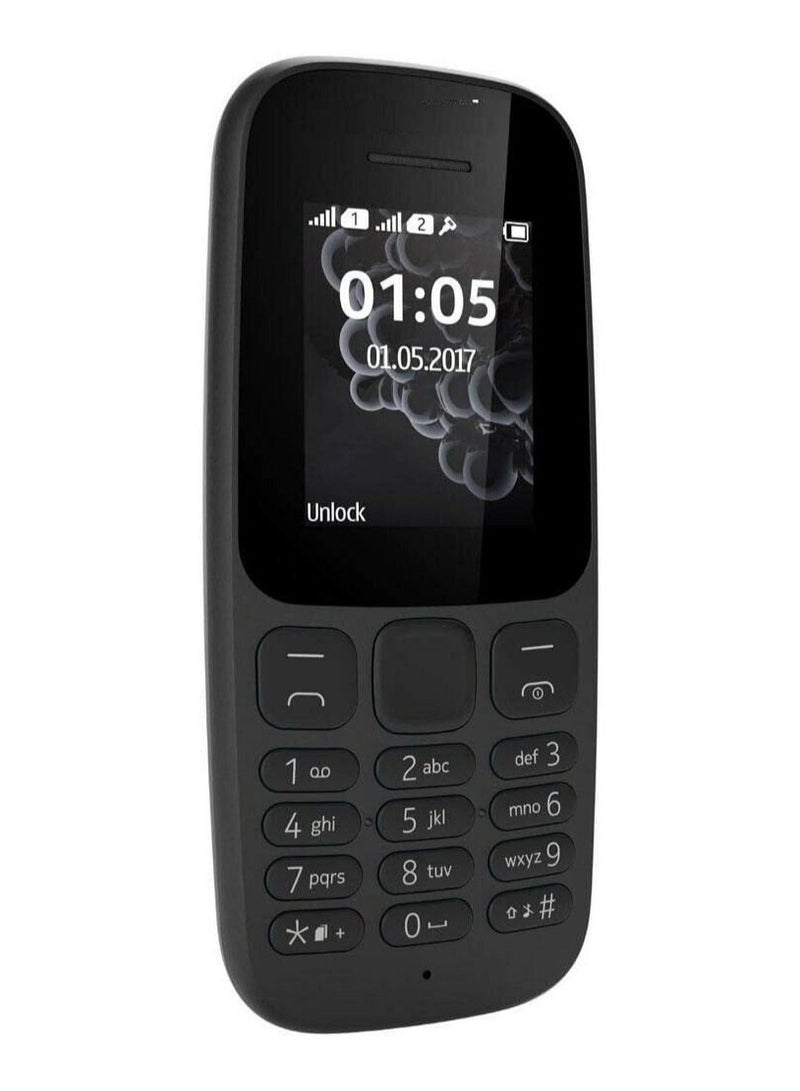 NOKIA 105 Black 4G Mobile - Image 1