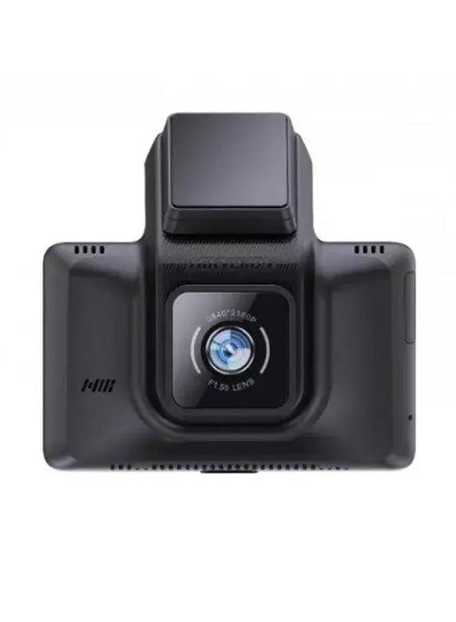 HIKVISION - K5 Dual Dash Cam BuiltIn GSensor Voice Recognition Wifi Black - Image 1