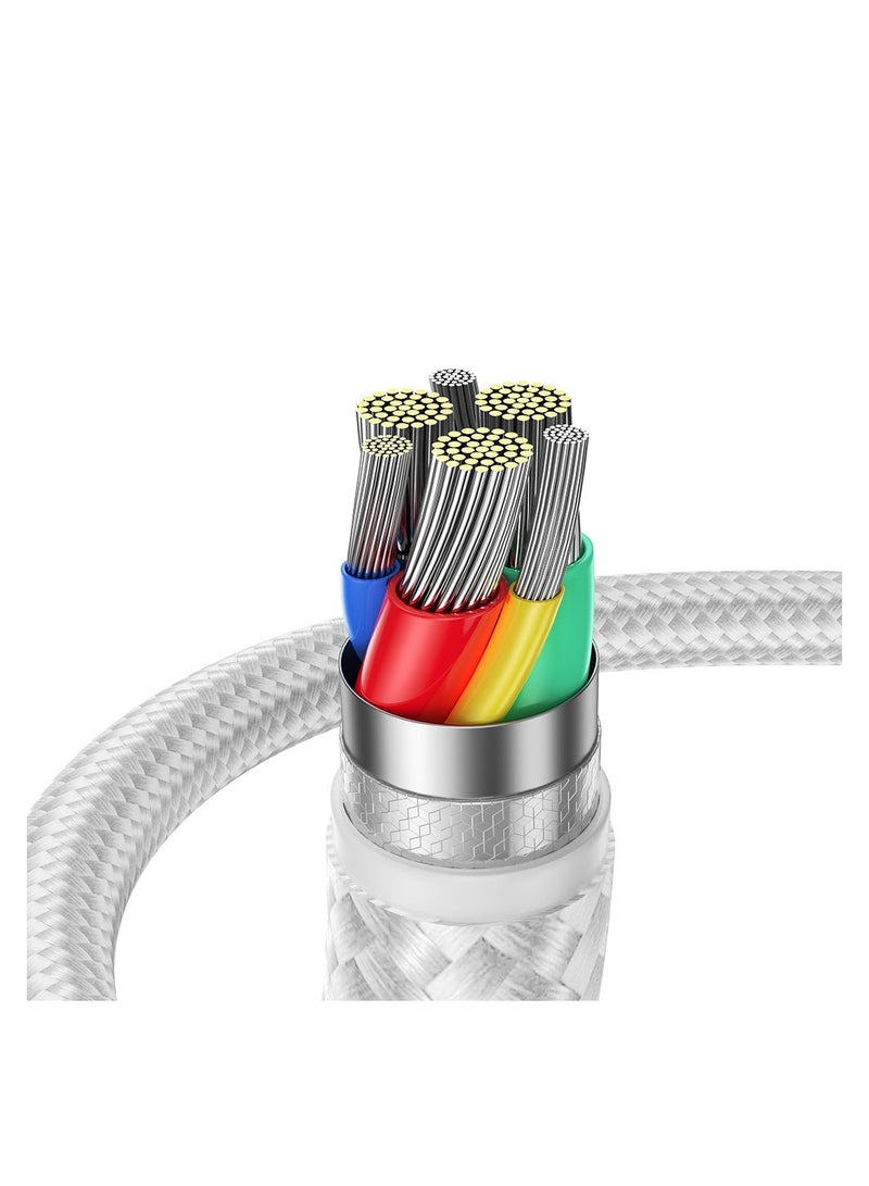 JOYROOM - Joyroom cable USB - Lightning 2.4A 0.25m (S-UL012A11) White - Image 1