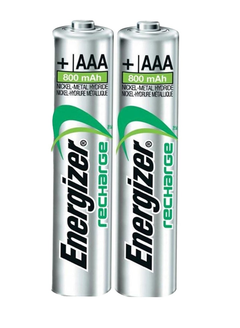 Energizer - Recharge Extreme Batteries 2PCS AAA 800mAh - Image 1