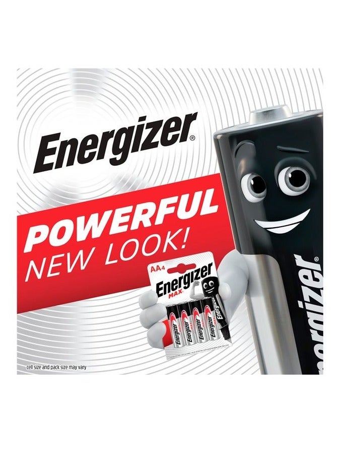 Energizer - Batteries D2 Square Max Alkaline Silver/Black - Image 1