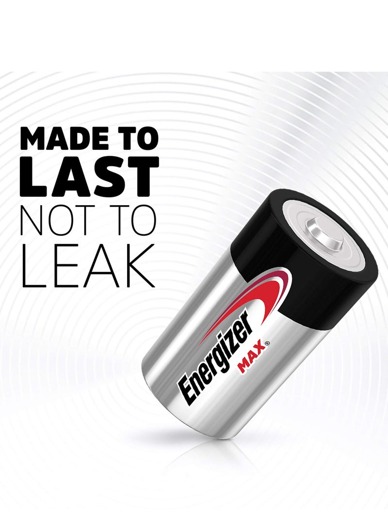 Energizer - Batteries D2 Square Max Alkaline Silver/Black - Image 1