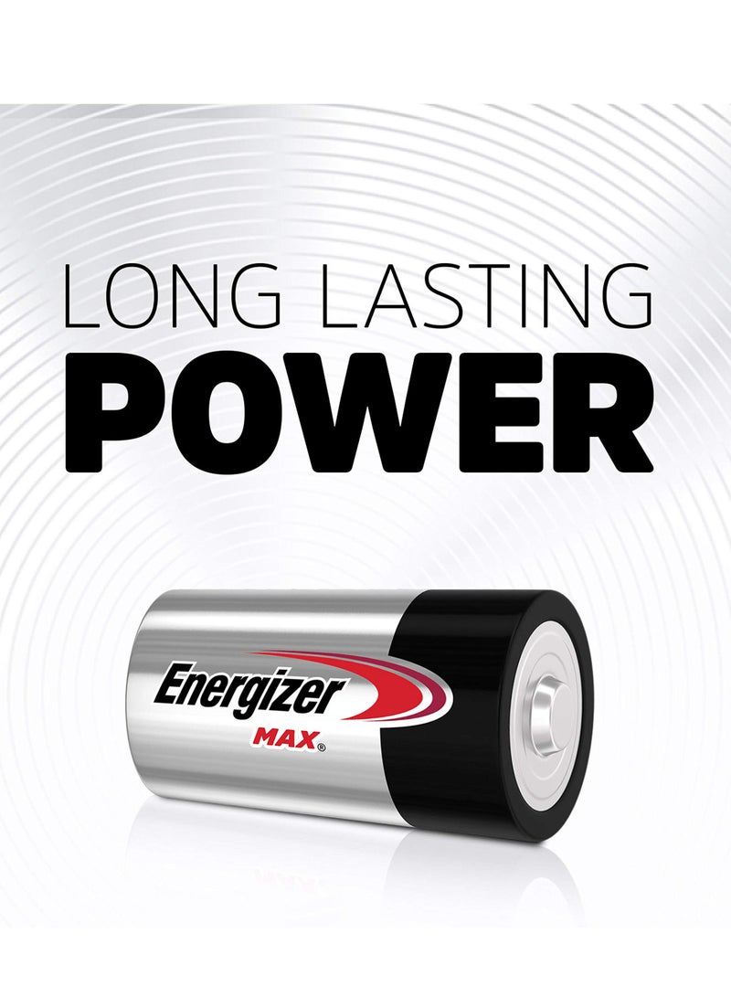 Energizer - Batteries D2 Square Max Alkaline Silver/Black - Image 1