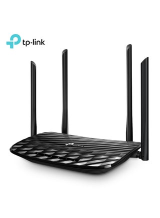 TP-Link AC1200 Archer A6 Smart WiFi, 5GHz Gigabit Dual Band MU-MIMO Wireless Internet Router, Long Range Coverage by 4 Antenna Black - pnsku/N70028345V/45/_/1746540098/274272f3-cd21-4343-9baa-0b00f3b8bd6e