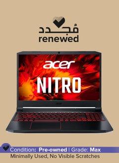 Renewed - Nitro 5 Laptop With 15.6-Inch Display,AMD Ryzen 5-4600H/NVIDIA GeForce GTX 1650/8GB RAM/256GB SSD English Black