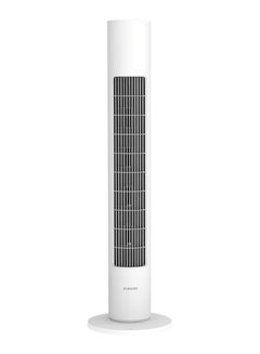 Smart Tower Fan, Variable Frequency DC Fan, 34.6 Db Low Noise, 150° Adjustable Ultra-Wide Angle, 6.9 Mm Fine Air Outlet, Work With Google And Alexa BTTS01DM White