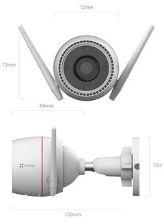 EZVIZ Outdoor Security Camera Color Night Vision AI Detection Waving Hand Recognition Active Light And Siren Alarm IP67 Weatherproof Two Way Talk  Ideal For Home Security H3C 2K+  - Image 3