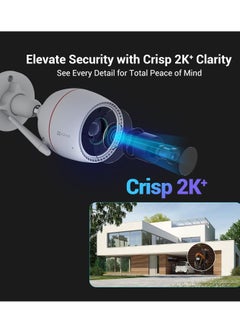 EZVIZ Outdoor Security Camera Color Night Vision AI Detection Waving Hand Recognition Active Light And Siren Alarm IP67 Weatherproof Two Way Talk  Ideal For Home Security H3C 2K+  - Image 5
