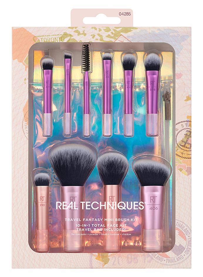 REAL TECHNIQUES RT Travel Fantasy Mini Travel Brush Set Rust - Image 1
