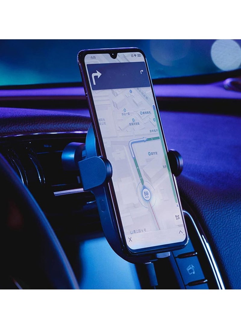 Xiaomi - 20W Wireless Smart Car Charger With Electric Grip Sensor Automatic Adjustment Fast Charging Car Holder Black - Image 1