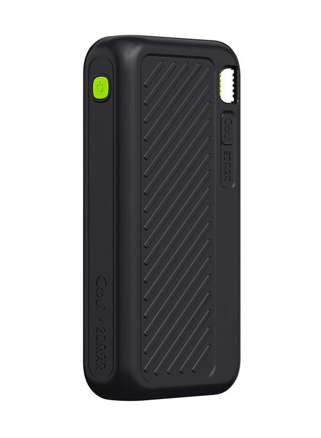 Goui 20000 mAh Singi Power Bank – High-Capacity Portable Charger for Smartphones, Tablets, and More | Charge Multiple Devices Simultaneously | Compact, Convenient, and Travel-Friendly - Black 