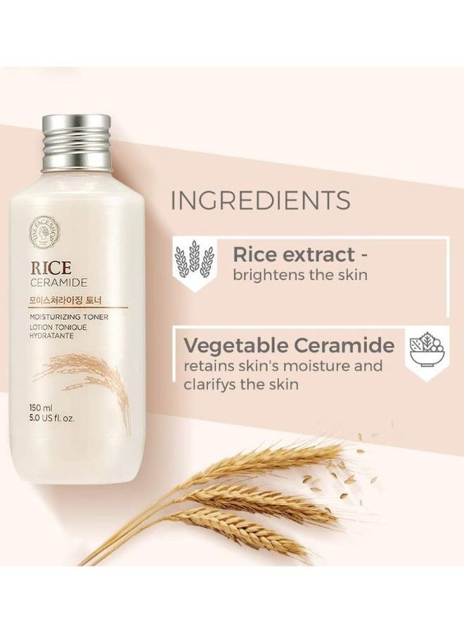 Rice And Ceramide Moisturizing Toner 150ml - https://f.nooncdn.com/p/pnsku/N70028436V/45/_/1701766893/7f0354c6-dae7-47bc-81b0-adeb4cbf7a83.jpg?width=original