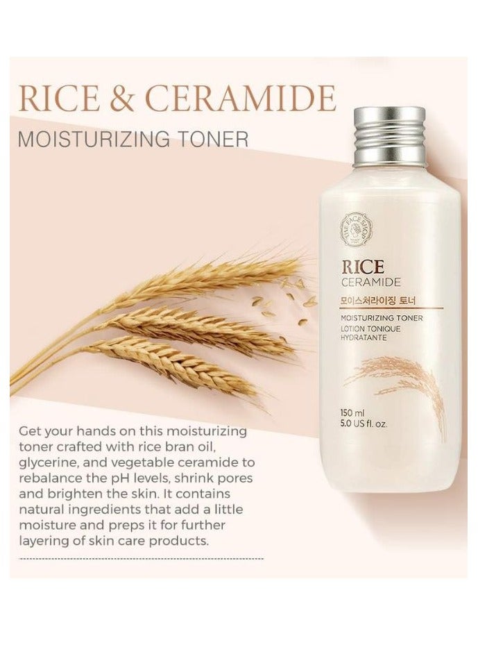 Rice And Ceramide Moisturizing Toner 150ml - https://f.nooncdn.com/p/pnsku/N70028436V/45/_/1701766895/b5568af9-6848-41d7-967d-eec6be416a4d.jpg?width=original