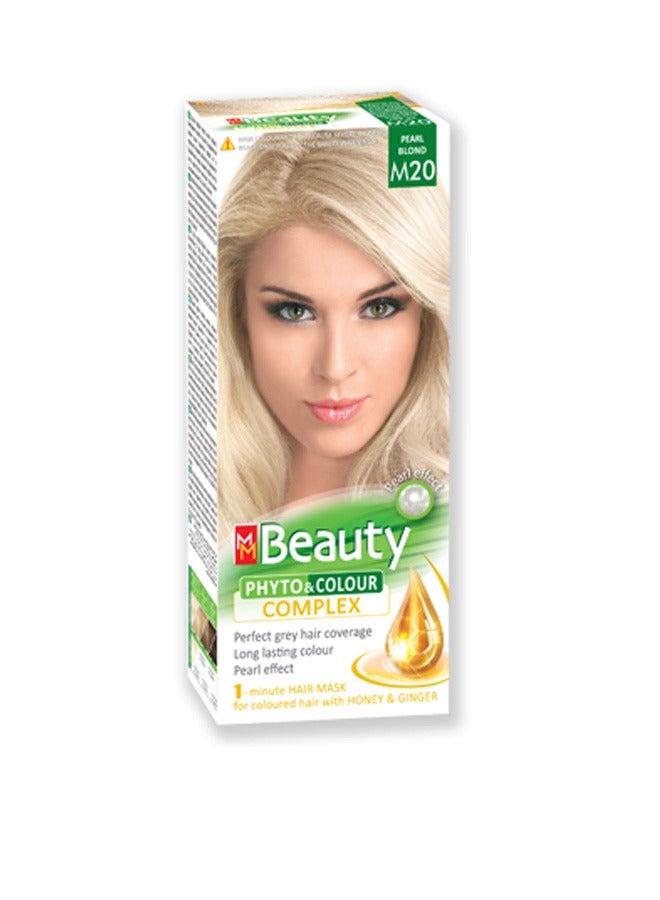 أم أم بيوتي صبغة شعر دائمة لون اشقر لؤلؤي M20 125 جرام - Image 1