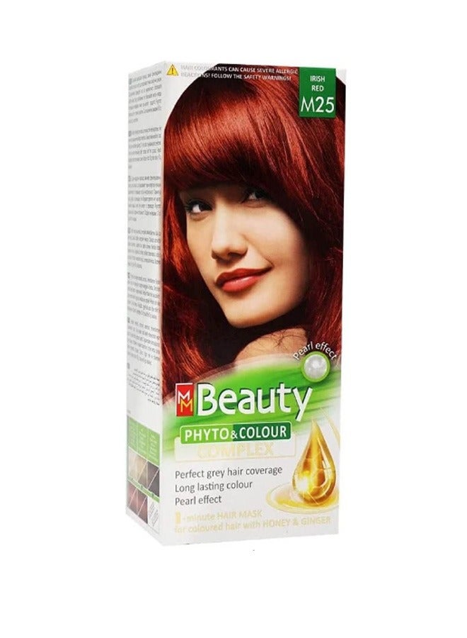 MMBeauty - Permanent Hair Dye color Irish red M25 125grams - Image 1