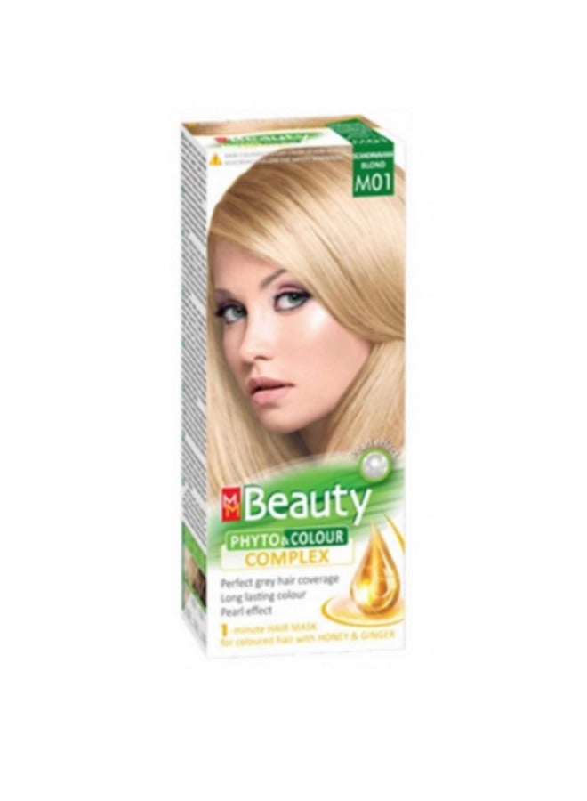 MMBeauty - Permanent Hair Dye color Scandinavian blonde M01 Scandinavian blonde M01 125grams - Image 1