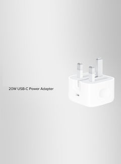 MARGOUN iPhone 15 Fast Charger USB C Plug Adaptor UK Wall Plug With 1M Cable 20W USB C Fast Charger White  - Image 4