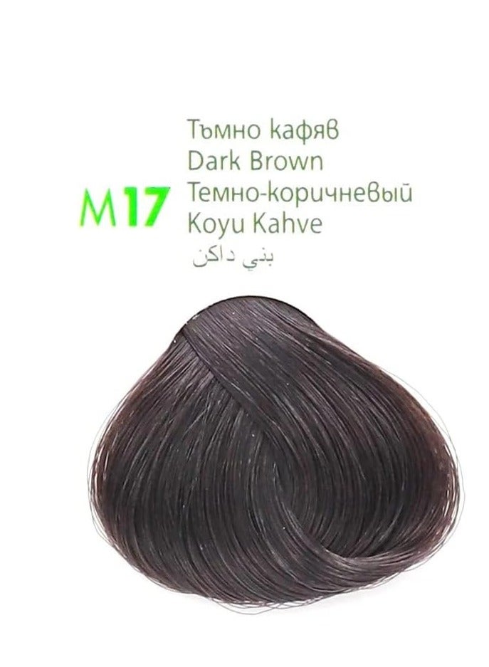 Hair Phyto & Colour Complex M17 Dark Brown 125grams