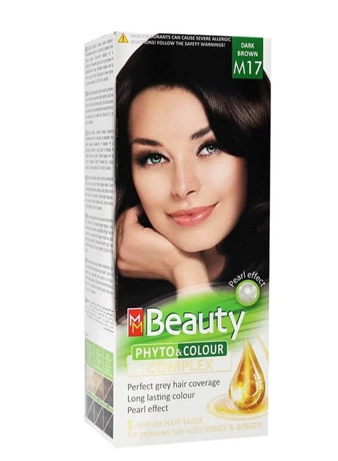 Hair Phyto & Colour Complex M17 Dark Brown 125grams