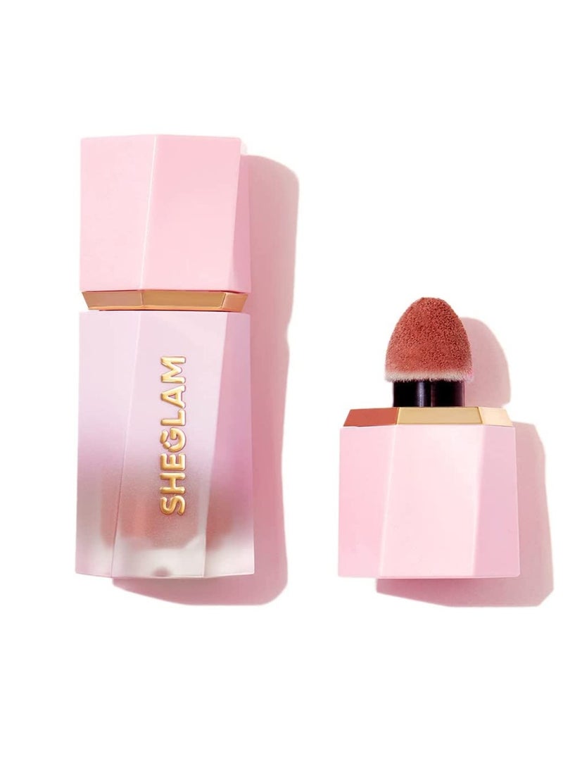 SHEGLAM Risky Business Colorful Liquid Blush Tint Red - Image 1