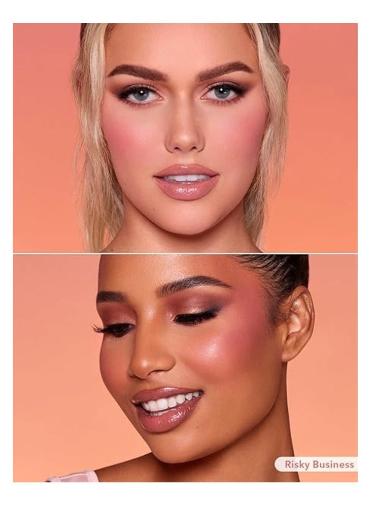 SHEGLAM Risky Business Colorful Liquid Blush Tint Red - Image 2