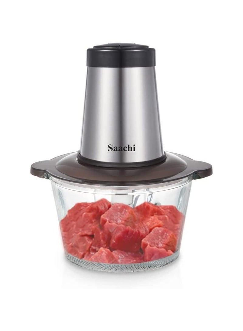 ساتشي Saachi Electric Chopper 2L 350W - NL-CH-566 2 L 350 W NL-CH-566 SILVER - Image 2