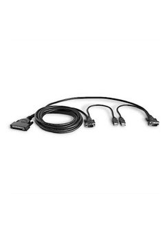 belkin OmniView Series Dual-Port KVM Cable, 12 feet, USB F1D9401-12 Black  - Image 1