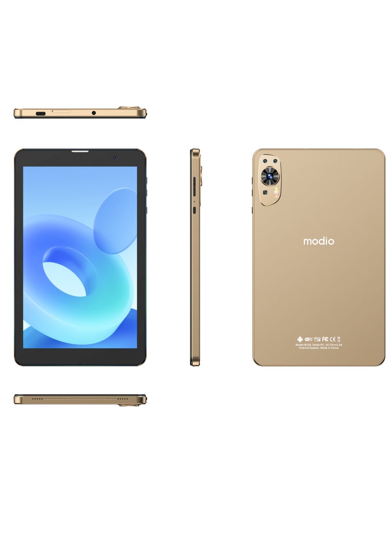 modio Android Kids Smart Tablet Gold 8Gb Ram 512Gb 5G – International Version  - Image 1
