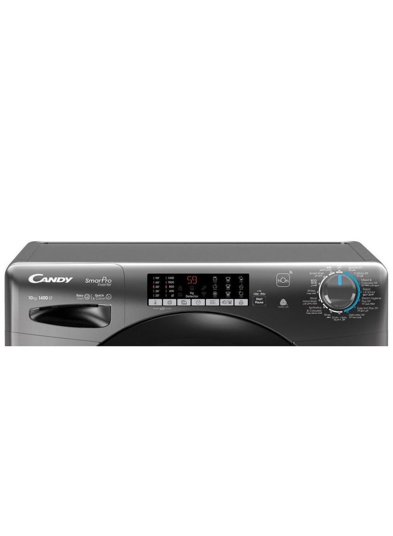 CANDY SmartPro Inverter Washer 10 kg CSO4106TWMBR-19 Anthracite - Image 4