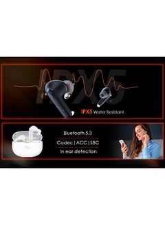 T11 Truly Wireless Earbuds with 40H Playtime White - pnsku/N70028617V/45/_/1701857266/a56814e6-50ab-41a3-bf71-1ff49733c926