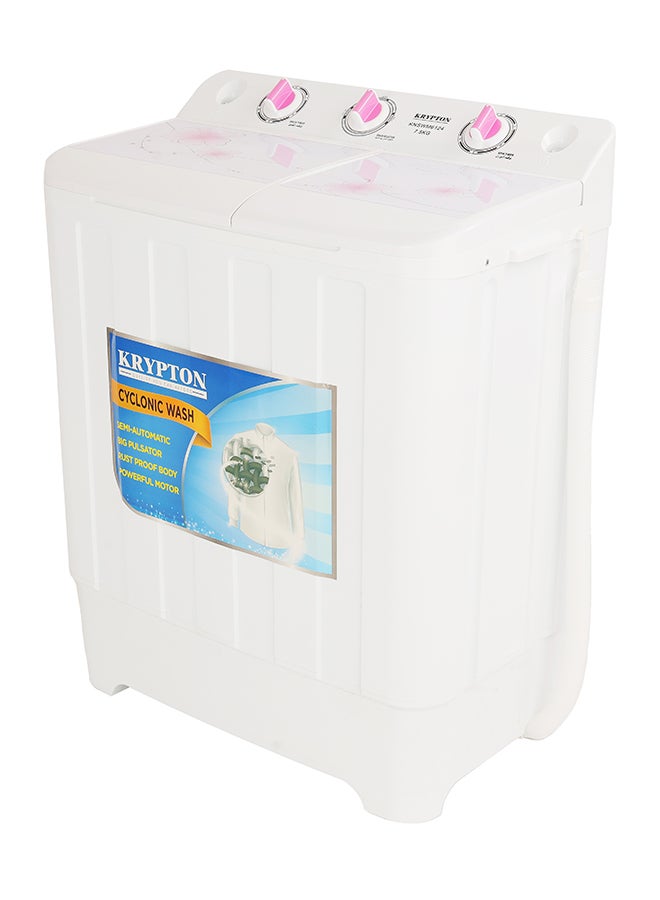 Semi-Automatic Washing Machine 7.55 L KNSWM6124 White