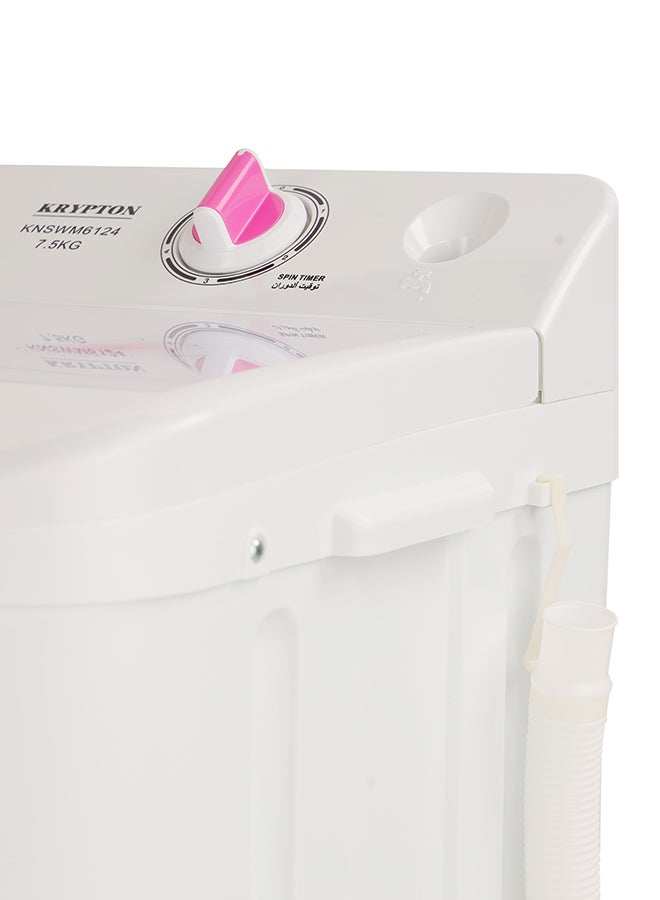 Semi-Automatic Washing Machine 7.55 L KNSWM6124 White
