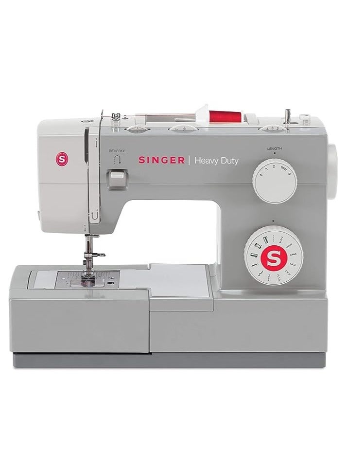 SINGER 4411 Heavy Duty Sewing Machine Used 4411 White - Image 1