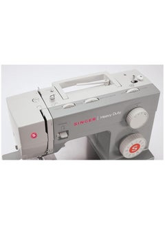 سينجر 4411 Heavy Duty Sewing Machine Used 4411 White  - Image 3