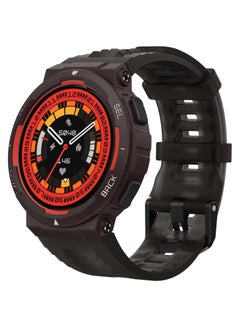 Amazfit Amazfit Active Edge Smart Watch with Stylish Rugged Sport & Fitness Design, GPS, AI Health Coach for Gym, Outdoor, Workouts & Exercise, 16 Days Battery, 10 ATM Water resistant. BLACK  - Image 1