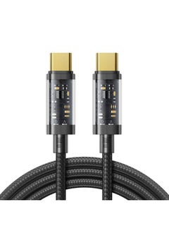 Fast Charging Data Cable Type-C to Type-C -1.2M Black