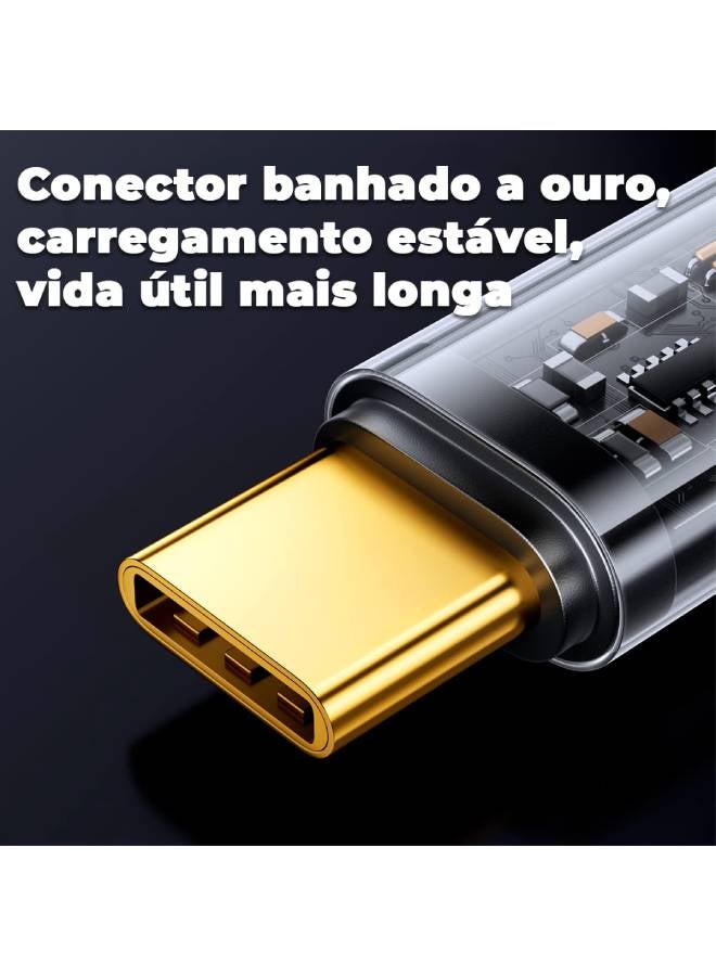 JOYROOM Fast Charging Data Cable Type-C to Type-C -1.2M Black  - Image 2