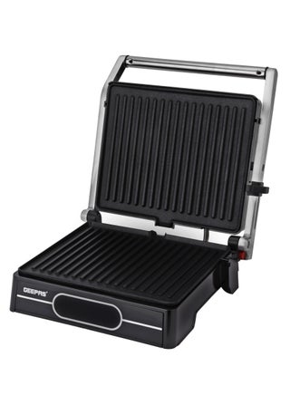 4-Slice Grill Maker / Non-Stick Plates for Easy Release and Quick Cleanup/ Digital Control Temperature with 9 Levels Manual Adjustable Height 2000 W GGM36557 Black - pnsku/N70028684V/45/_/1701918034/ad8f3773-b4bb-4257-bd3b-8f394f163c33