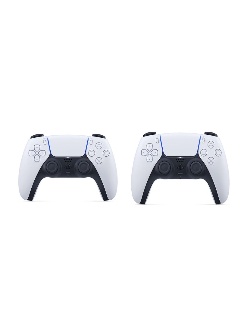 جهاز PlayStation 5 نسخة القرص (النسخة الرسمية للمملكة العربية السعودية) مع وحدة تحكم إضافية DualSense ولعبتي Gran Turismo 7 و Grand Theft Auto V.