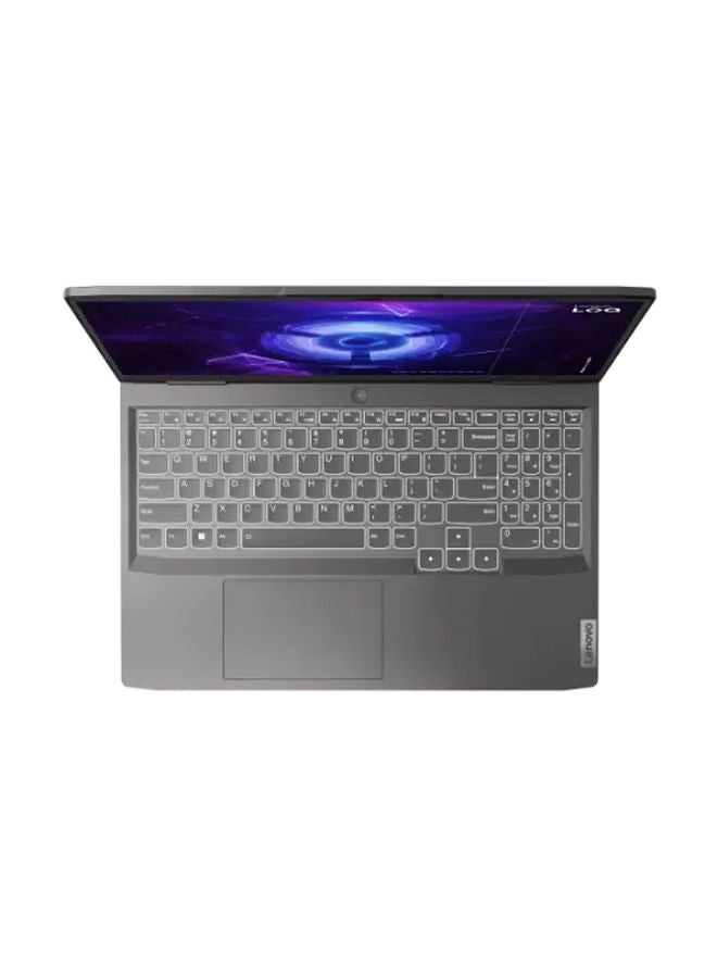 Lenovo - LOQ 15IRH8 (Upgraded Version) Laptop 15.6 Inch FHD, Intel Core I5-12450H/ 8GB RAM/ 512GB SSD/ NVIDIA GeForce RTX 2050 4GB GDDR6/ DOS - English/Arabic Storm Grey - Image 1