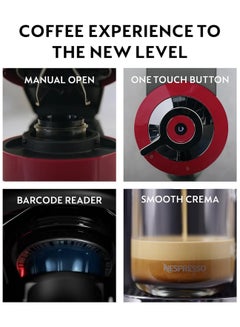 Nespresso Vertuo Next Deluxe Coffee Espresso Machine New By Krups Single Serve Coffee And Espresso Maker One Touch To Brew 1.1 L 1500 W XN910B Black & Grey  - Image 5
