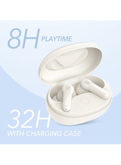 Anker Soundcore Life P2 Mini Bluetooth Earphones, 10mm Drivers with Big Bass Wireless Earbuds, Custom EQ, Bluetooth 5.2, 32H Playtime, USB-C For Fast Charging, Tiny Size For Commute, Work White  - Image 4