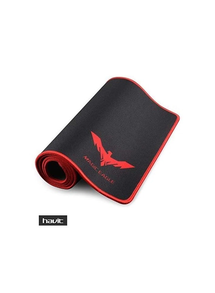 havit Gaming Mousepad HV-MP830  Premium Materials With Anti Slip Rubber Base, 900 300 ” 3mm Black  - Image 2