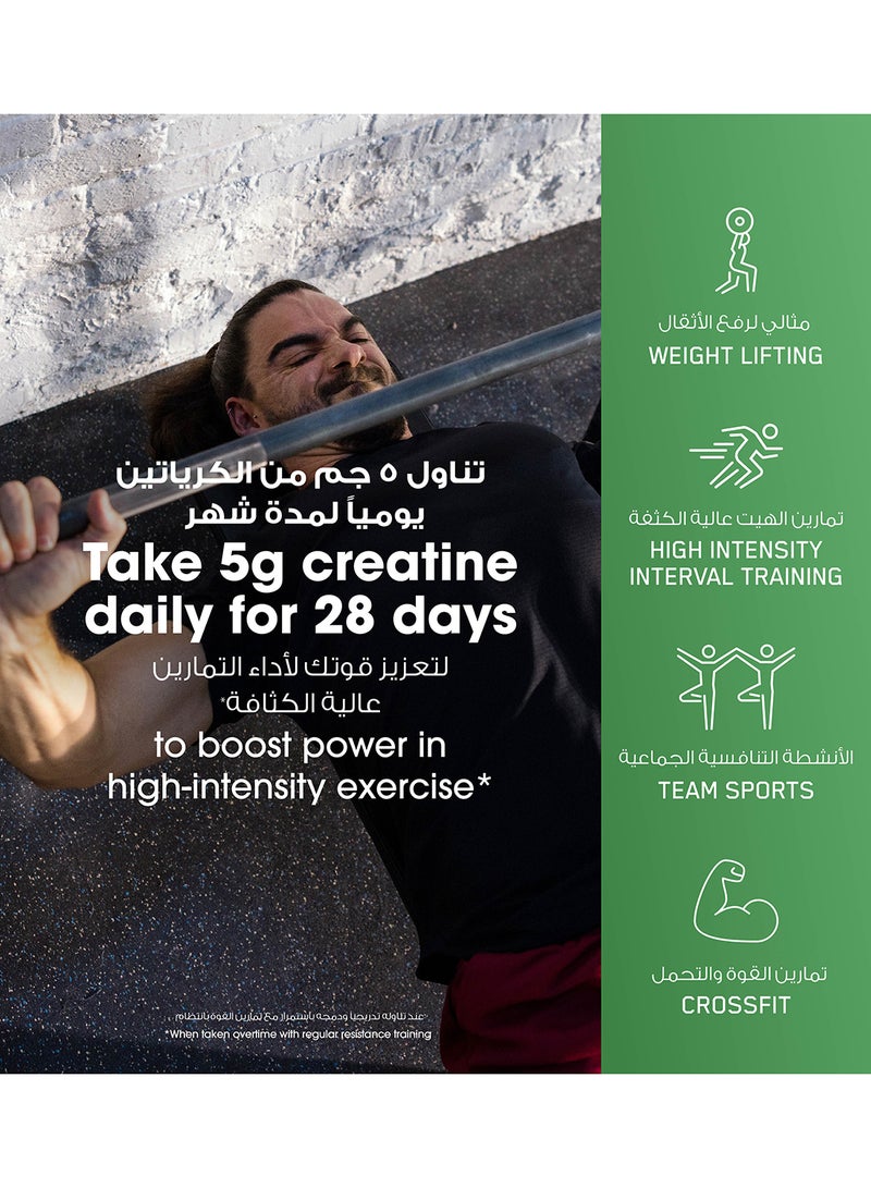 أوبتيموم نيوتريشن مسحوق كرياتين مونوهيدرات ميكرونيزد لدعم بناء العضلات - بدون نكهة، 300 جرام، 115 حصة - Image 4