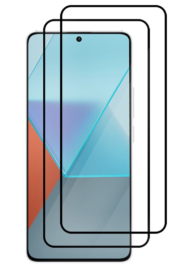 MARGOUN 2 Pack For Xiaomi Redmi Note 13 Pro Screen Protector Tempered Glass with 9H Hardness Anti-Scratch Glass flim Premium HD Clarity Clear  - Image 2