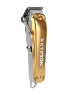 KRYPTON Rechargeable Professional Hair Clipper With High-Capacity Battery And Fast Charging, 4 Hours Working- KNTR5293 Golden  - Image 3