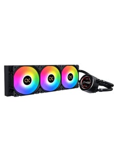 زيجماتيك FROZR-O II 360 (مبرد سائل AIO، أسود، رأس مضخة LCD، مروحة 3xX22A PWM ARGB، صندوق التحكم في مروحة Galaxy II وجهاز التحكم عن بعد) EN40443  - Image 2